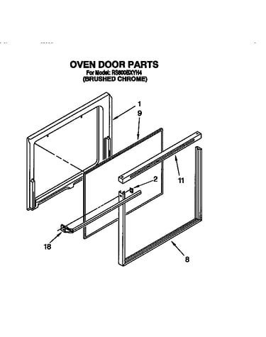 Oven door