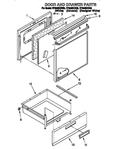 Door and drawer