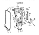 Roper 8517L10 tub diagram