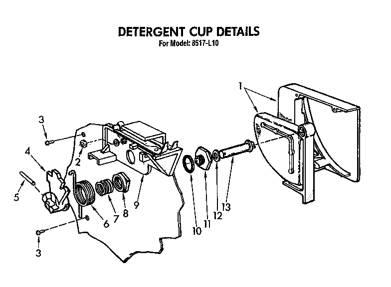 Detergent cup