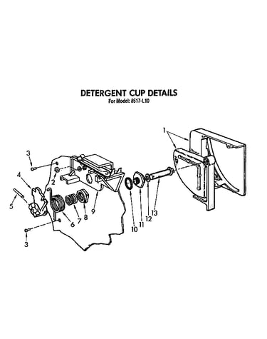 Detergent cup