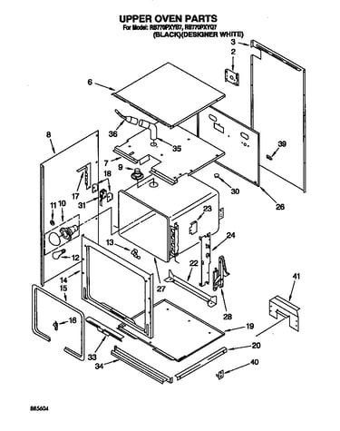 Upper oven