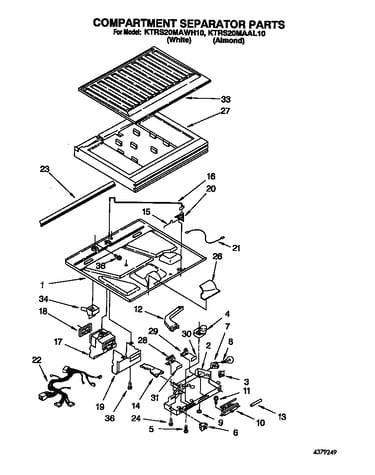 Compartment separator