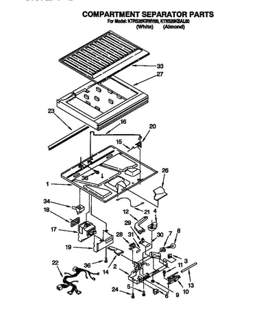 Compartment separator