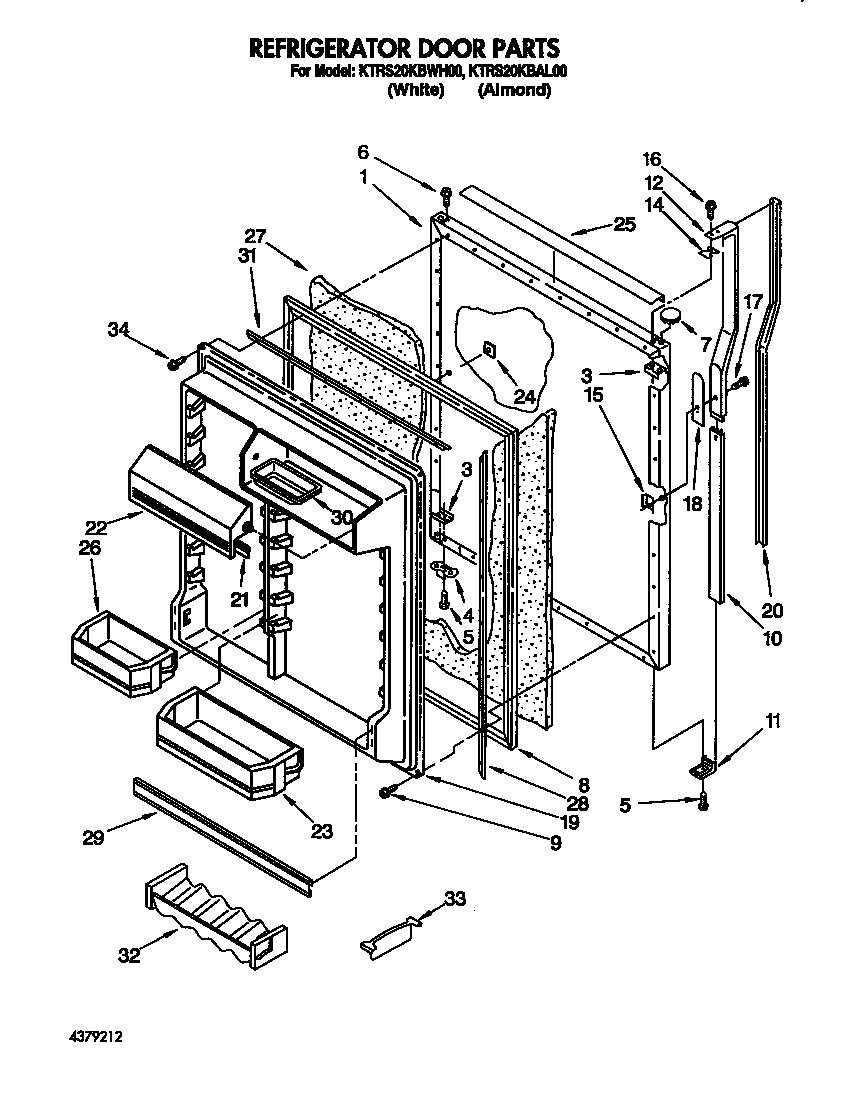 Refrigerator door