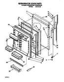 Refrigerator door