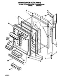 Refrigerator door