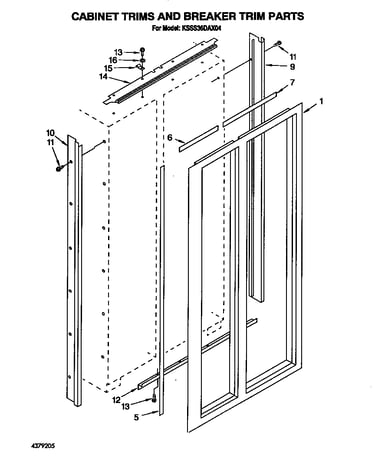 Cabinet trims and breaker trim