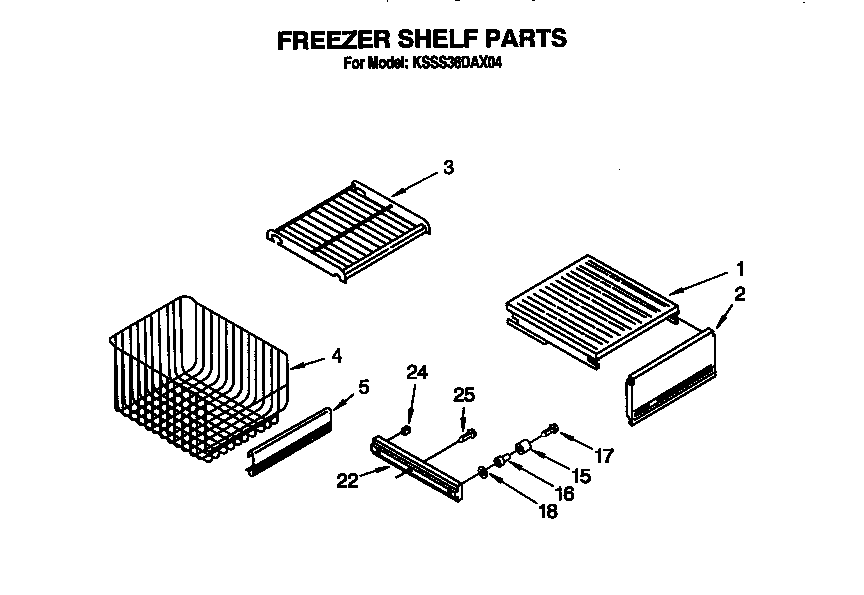 Freezer shelf