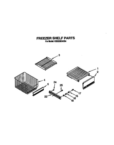 Freezer shelf