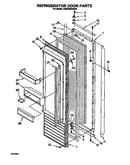 Refrigerator door