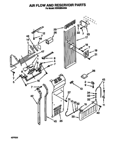 Air flow and reservoir