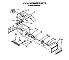 KitchenAid KSSS36DAX04 ice container diagram