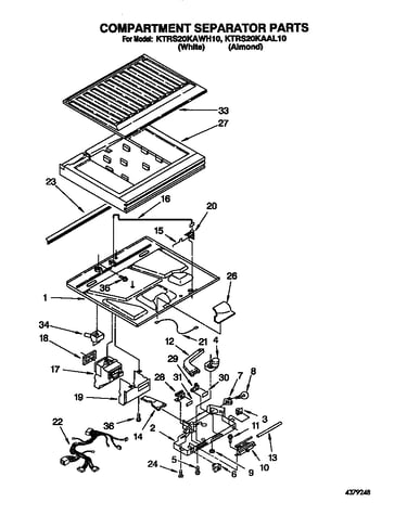 Compartment separator