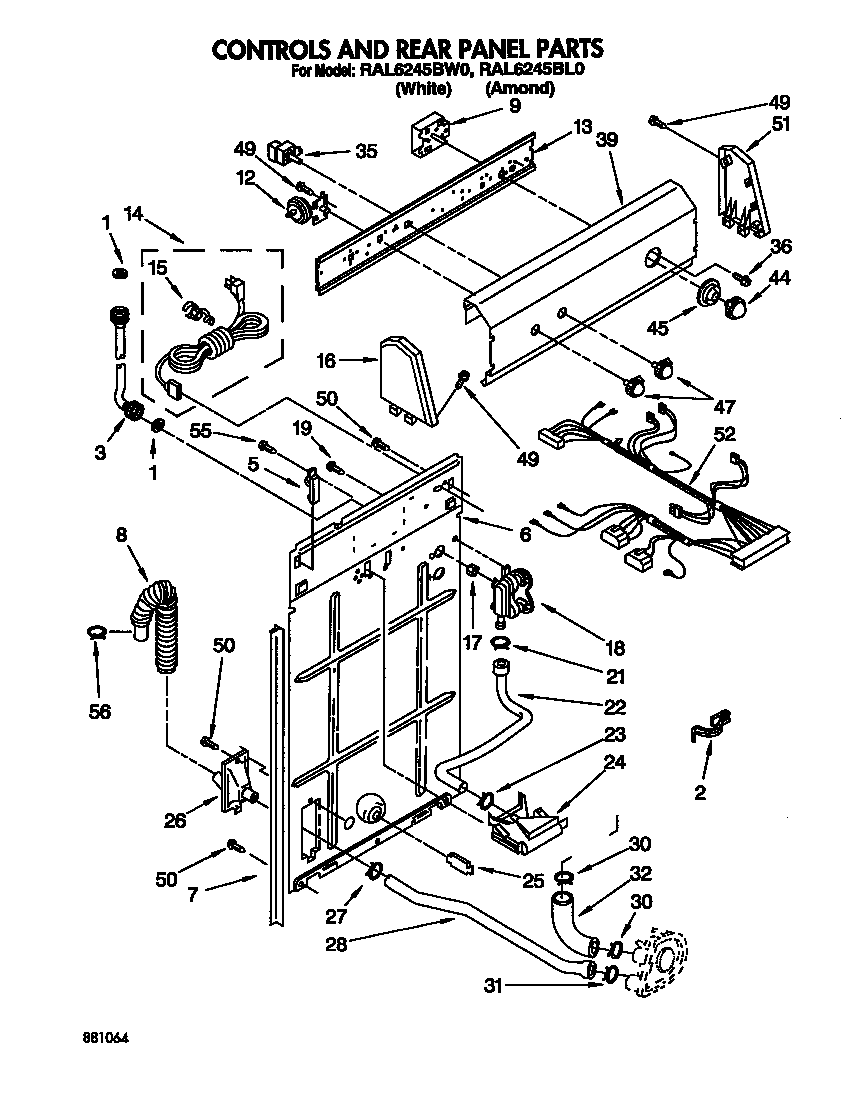 CONTROLS AND REAR PANEL