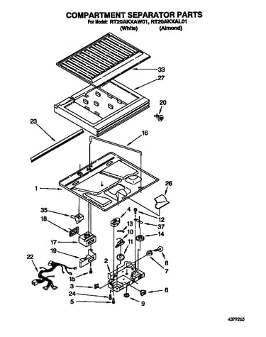 Compartment separator