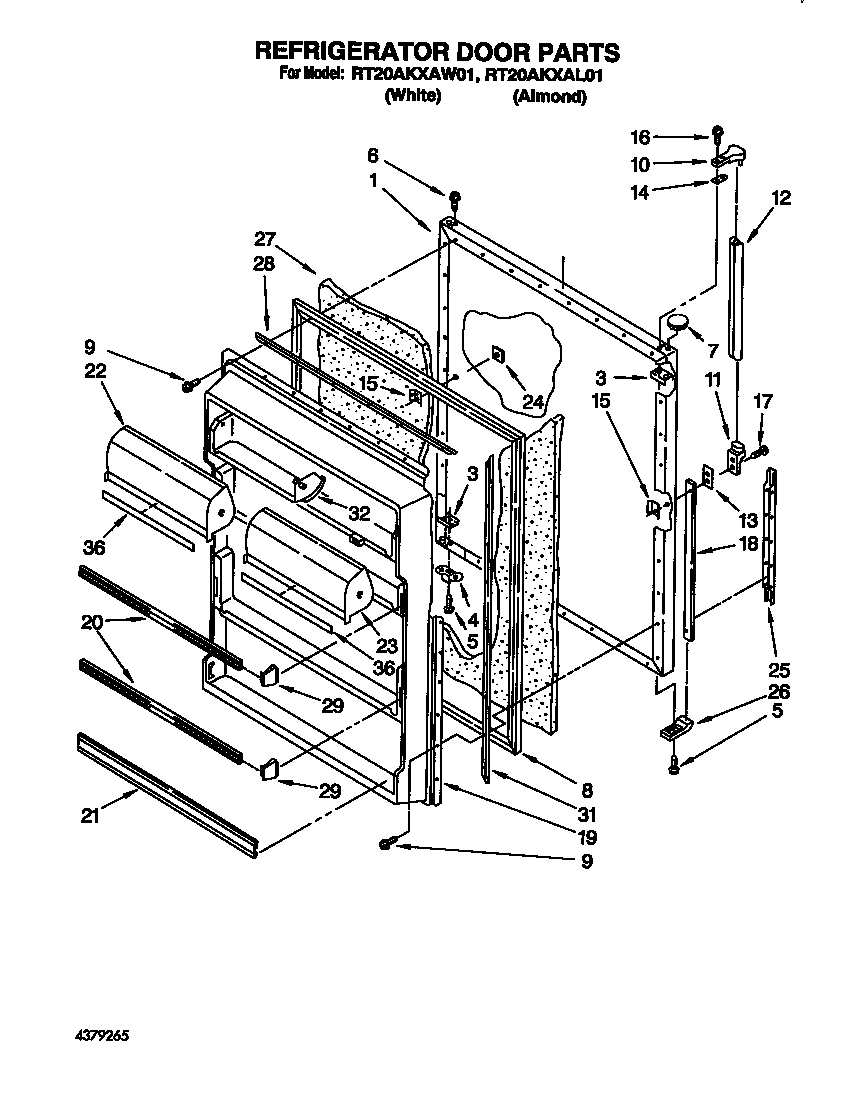 Refrigerator door