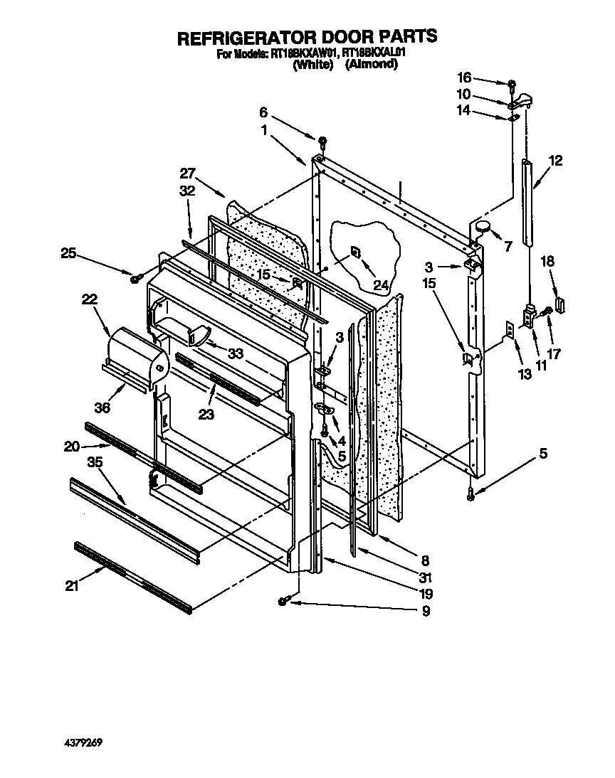 Refrigerator door