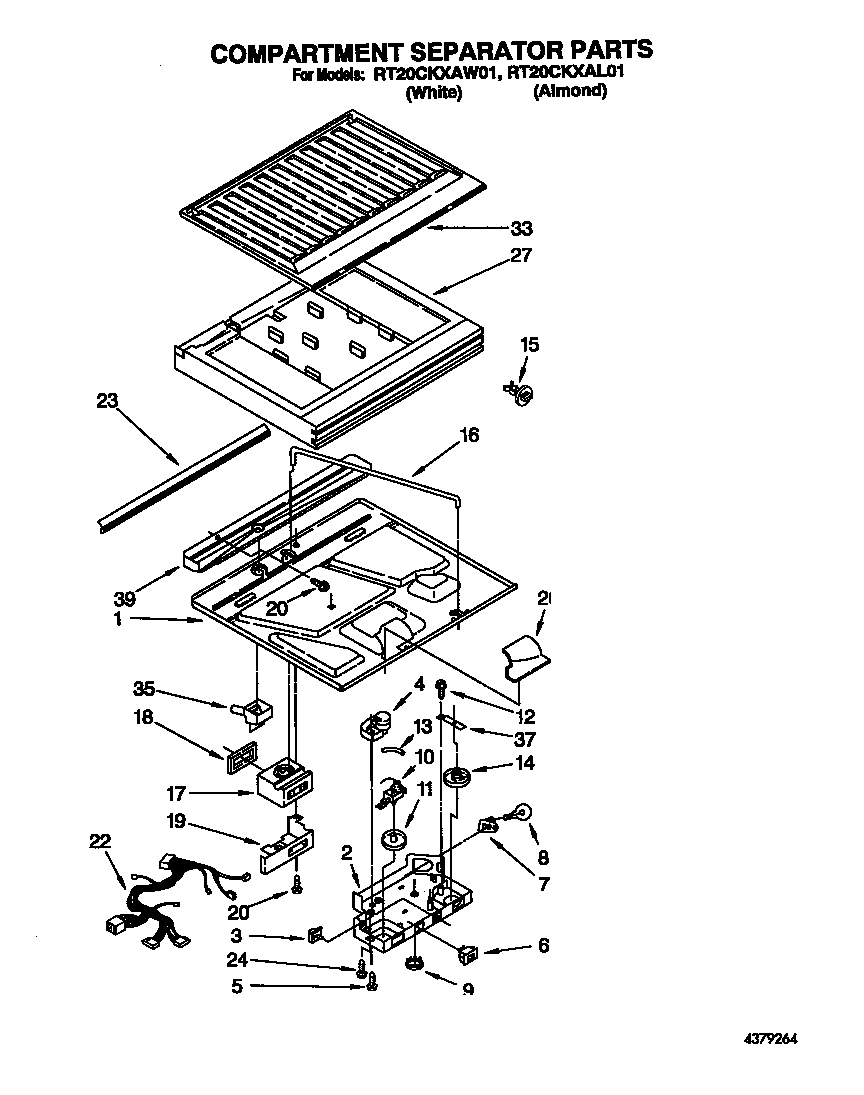 Compartment separator