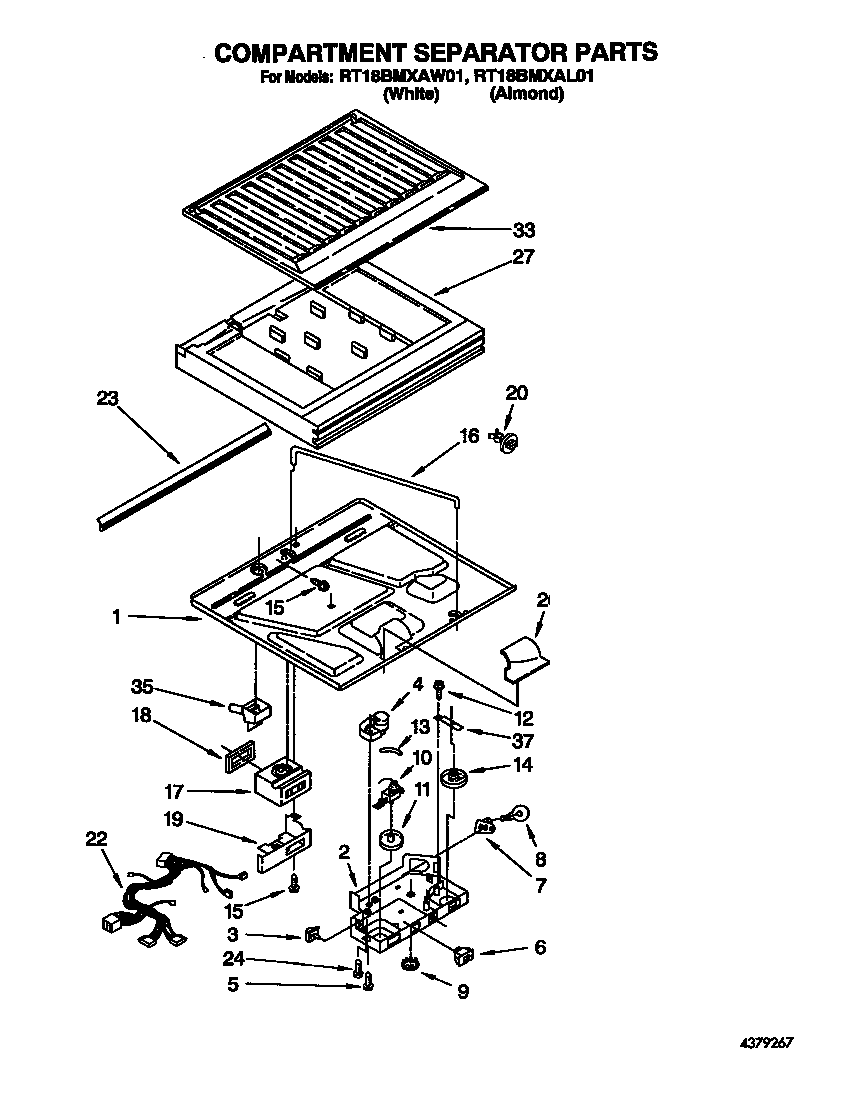 Compartment separator