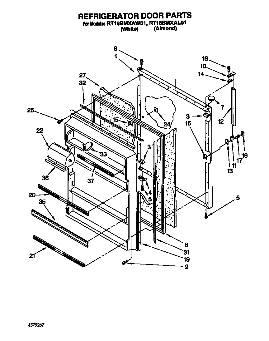 Refrigerator door