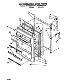 Refrigerator door