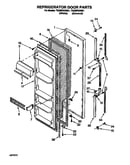 Refrigerator door