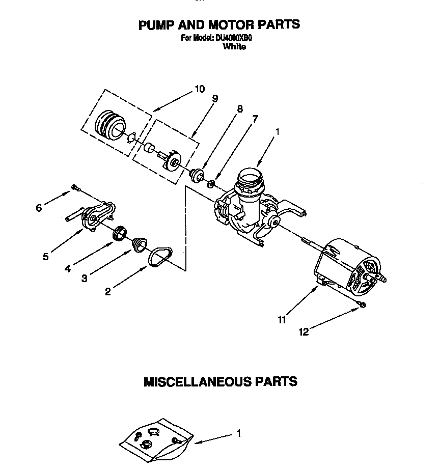 Pump and motor