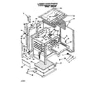 Whirlpool RE960PXYW0 lower oven diagram
