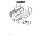 Whirlpool RE960PXYW0 upper oven diagram