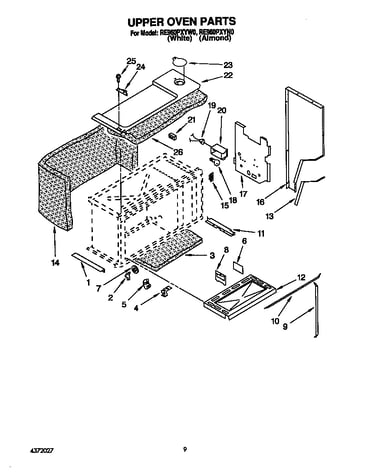 Upper oven