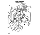 Whirlpool RE960PXYW1 lower oven diagram