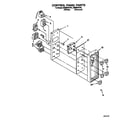 Whirlpool RE960PXYW1 control panel diagram