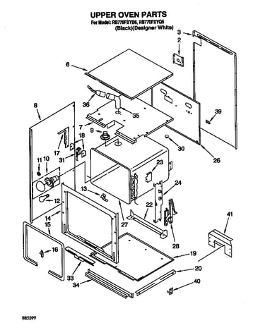 Upper oven