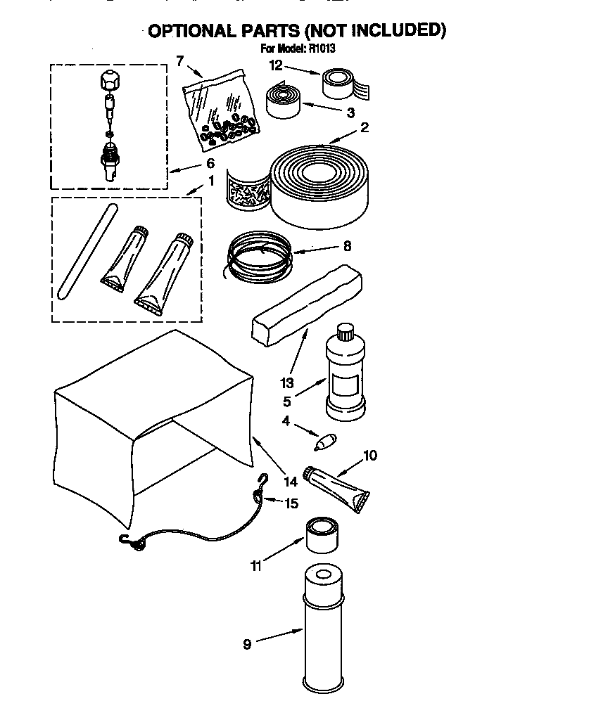 Optional parts (not included)
