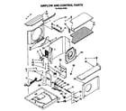 Whirlpool R183A airflow and control diagram