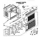 Whirlpool R183A cabinet diagram
