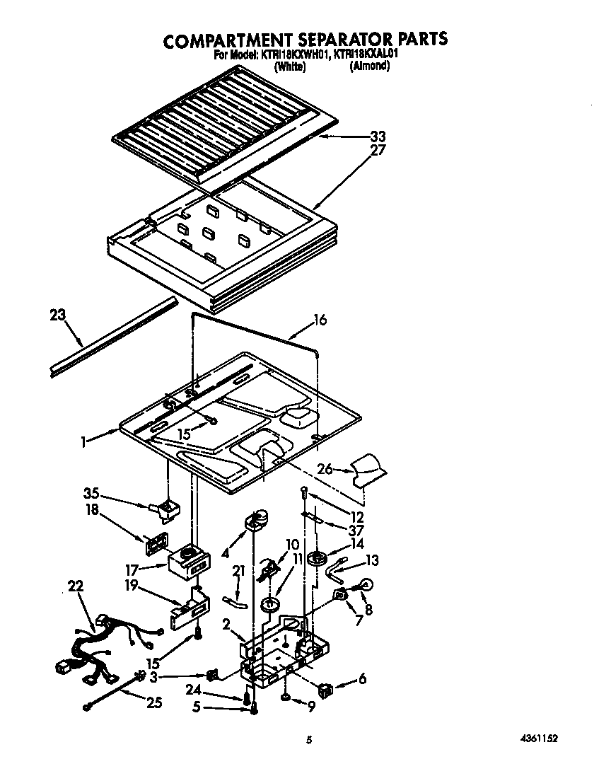 Compartment separator