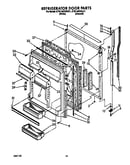 Refrigerator door