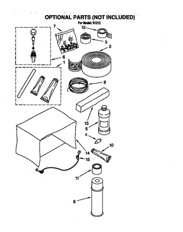 Optional parts (not included)