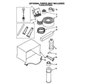 KitchenAid BPAC1230AS0 optional parts (not included) diagram