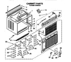 Whirlpool CA25WC50 cabinet diagram