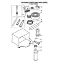 Whirlpool CA25WC50 optional parts (not included) diagram