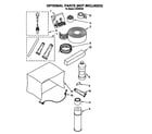 Whirlpool CA29WC50 optional parts (not included) diagram