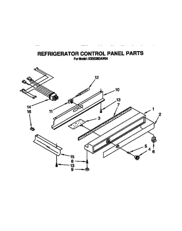 Refrigerator control panel