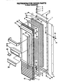 Refrigerator door