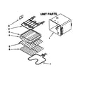 Whirlpool RB160PXYQ4 oven diagram