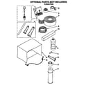Whirlpool R243A optional parts (not included) diagram