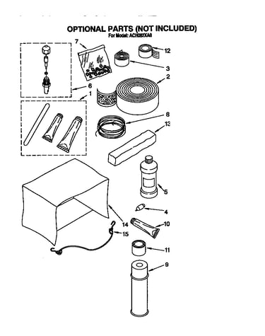 Optional parts (not included)