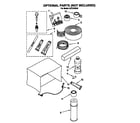 Whirlpool ACR124XA0 optional parts (not included) diagram